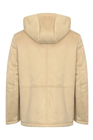 Beige Suede Effect Jacket DANIELE ALESSANDRINI | DA1FW26J007165